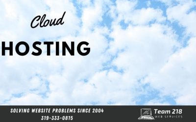 Team 218 Web Services Blog 12 Website Hosting Update
