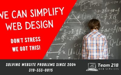 Team 218 Web Services Blog 7 Stress Free Web Design