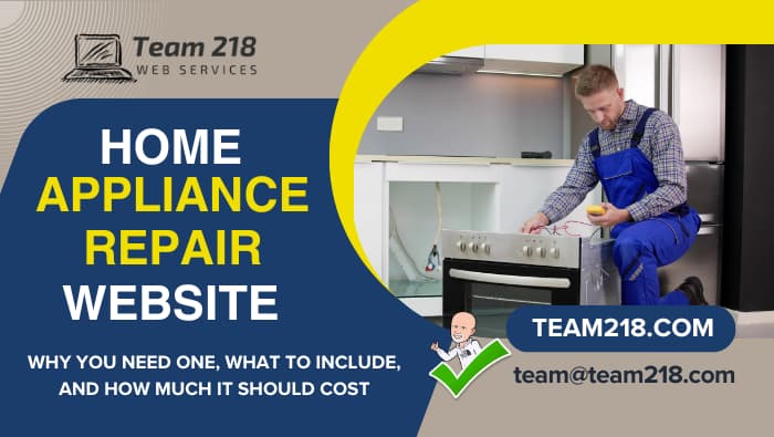 Home Appliance Repair Service Website