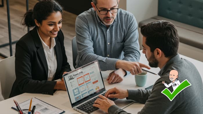 Business owner & web developer partnership