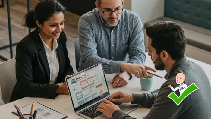Business owner & web developer partnership