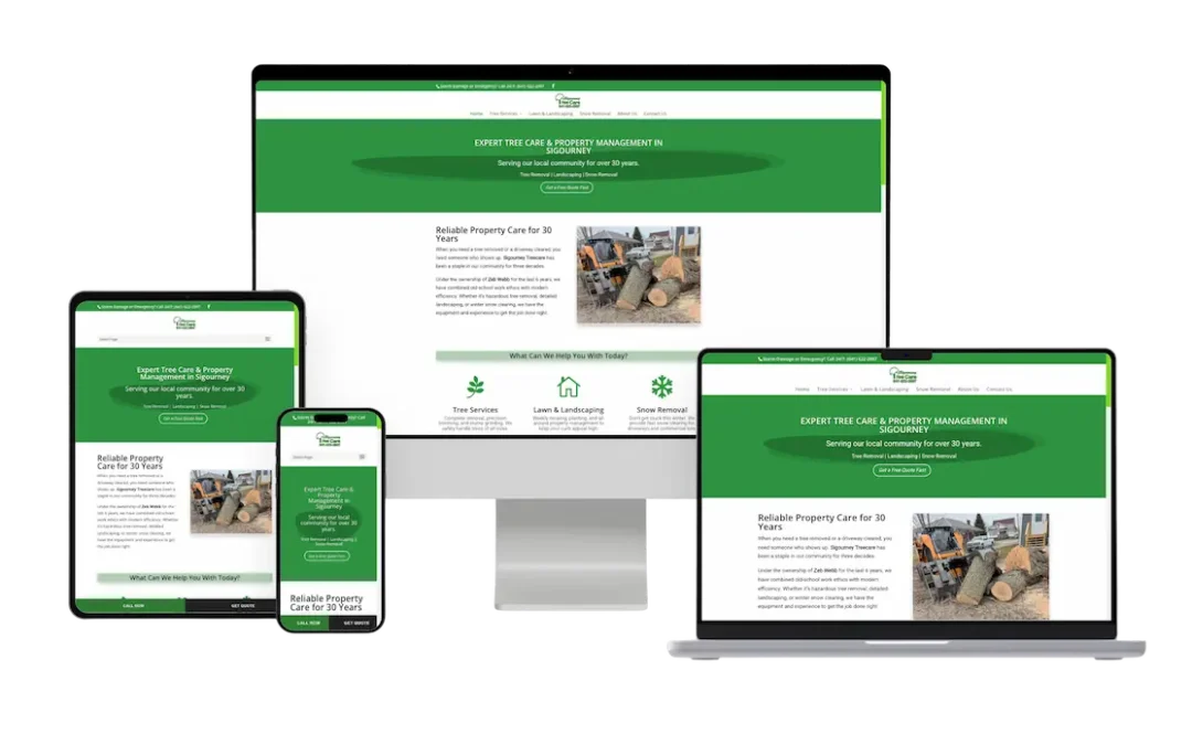 Sigourney Tree Care Case Study: From Invisible to Online & Fast