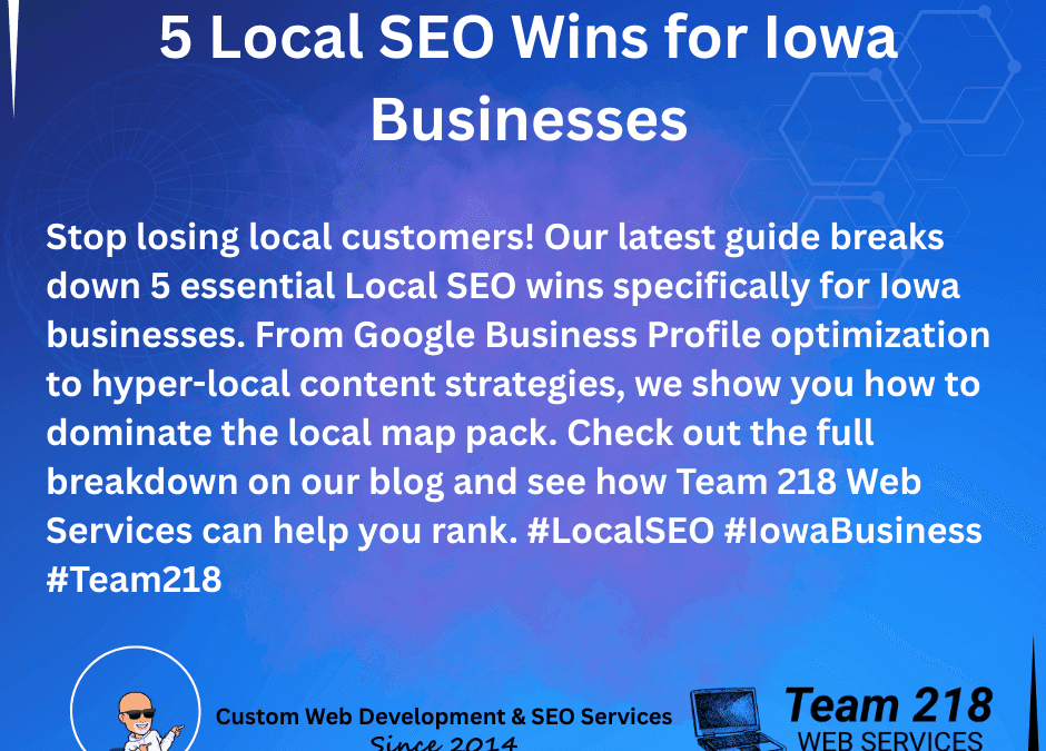 5 Local SEO Wins for Iowa Businesses