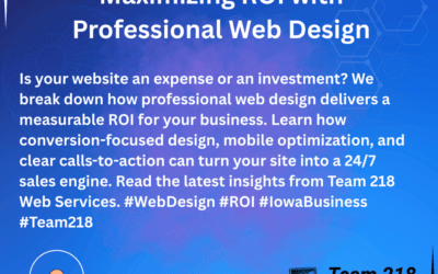 Maximizing ROI with Professional Web Design