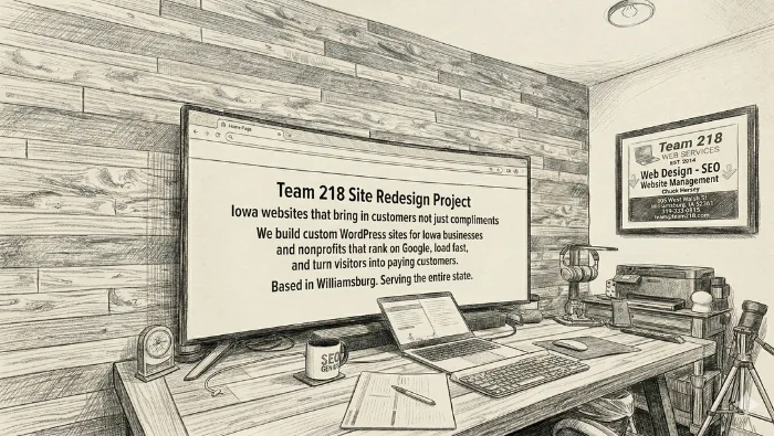 Team 218 We rebuilt our website from scratch.
