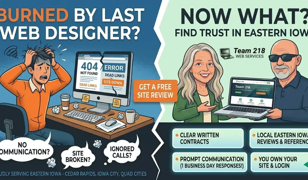 Burned by Your Last Web Designer? Here’s What to Do Next