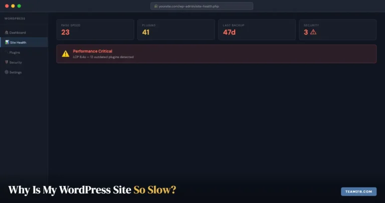 Why Is My WordPress Site So Slow