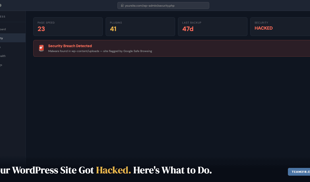 Your WordPress site got hacked. Here’s exactly what to do.