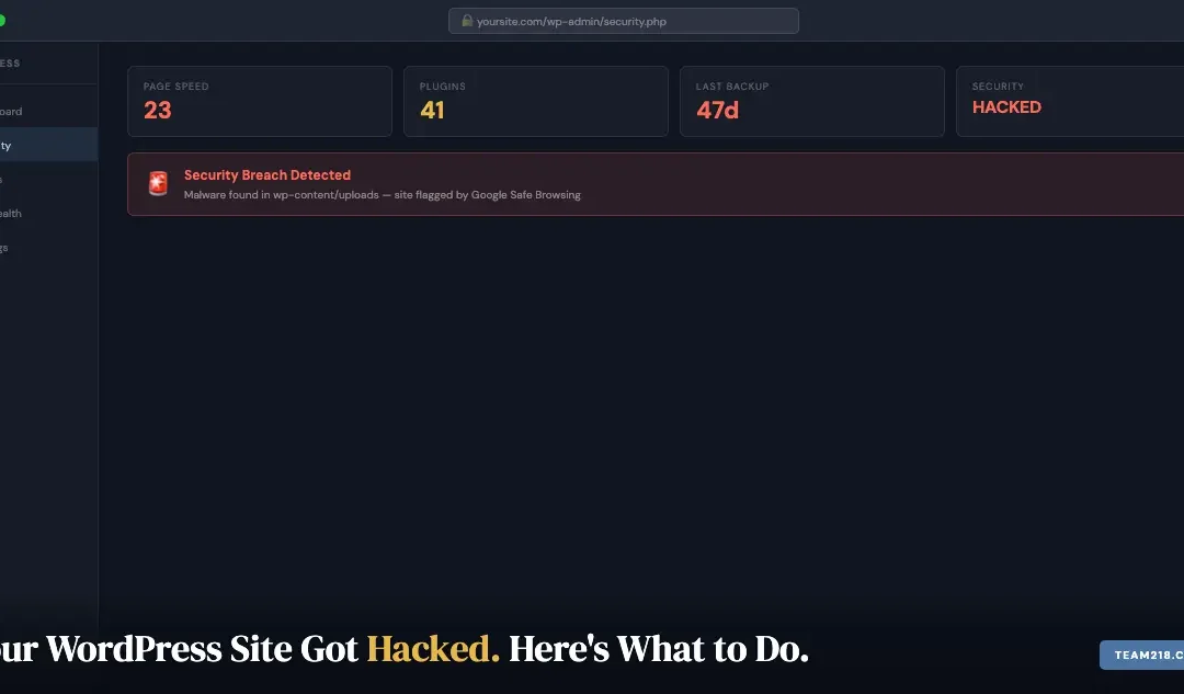 Your WordPress site got hacked. Here’s exactly what to do.