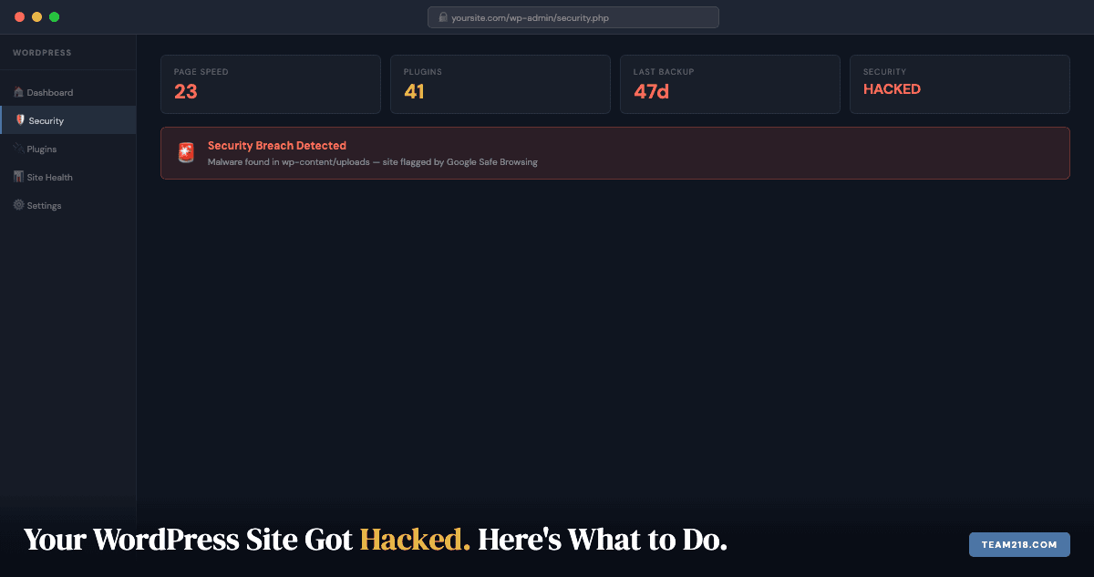 Your WordPress Site Got Hacked. Here’s Exactly What to Do. Your WordPress Site Got Hacked. Here's Exactly What to Do.