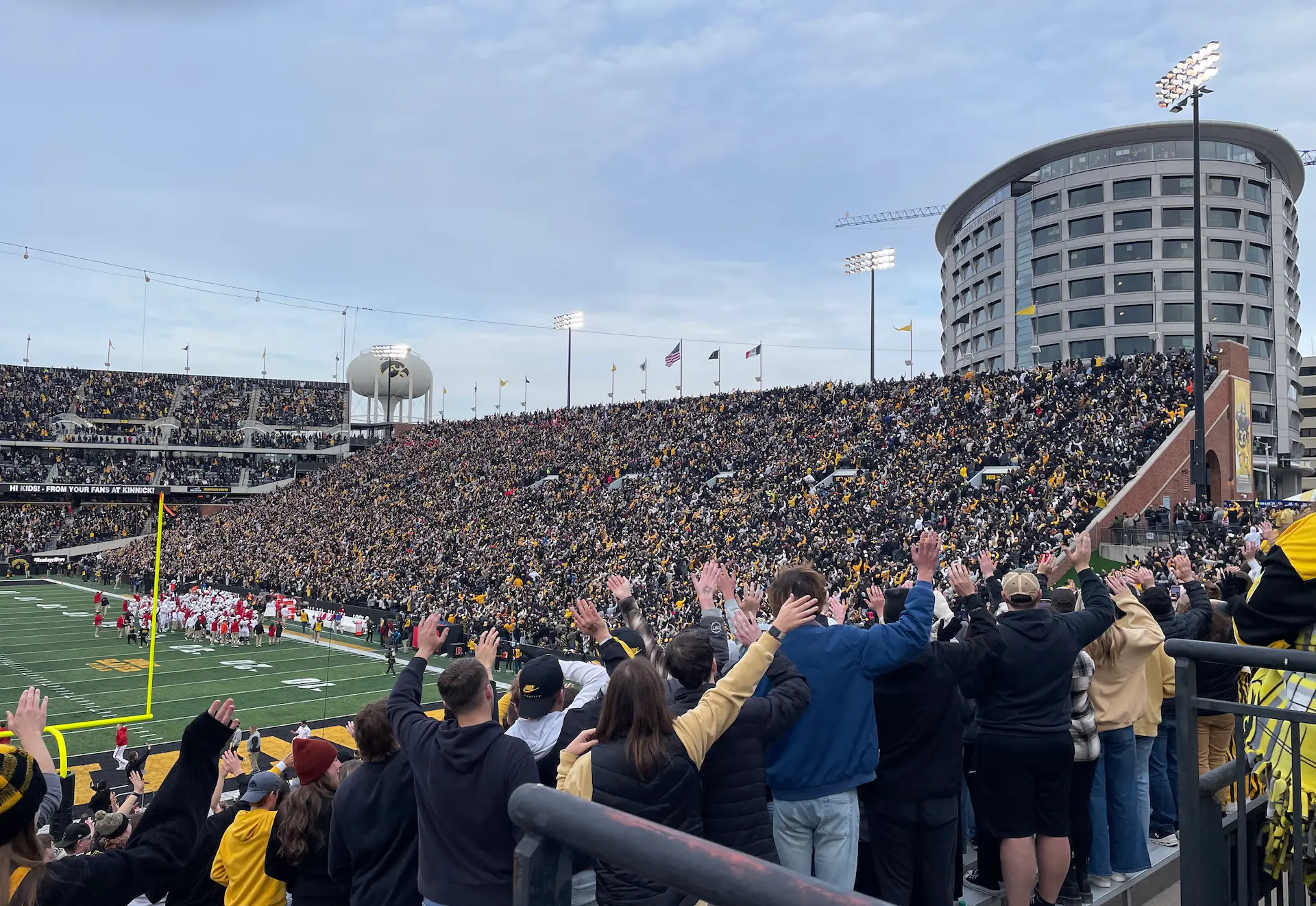 The Wave at Kinnick Stadium