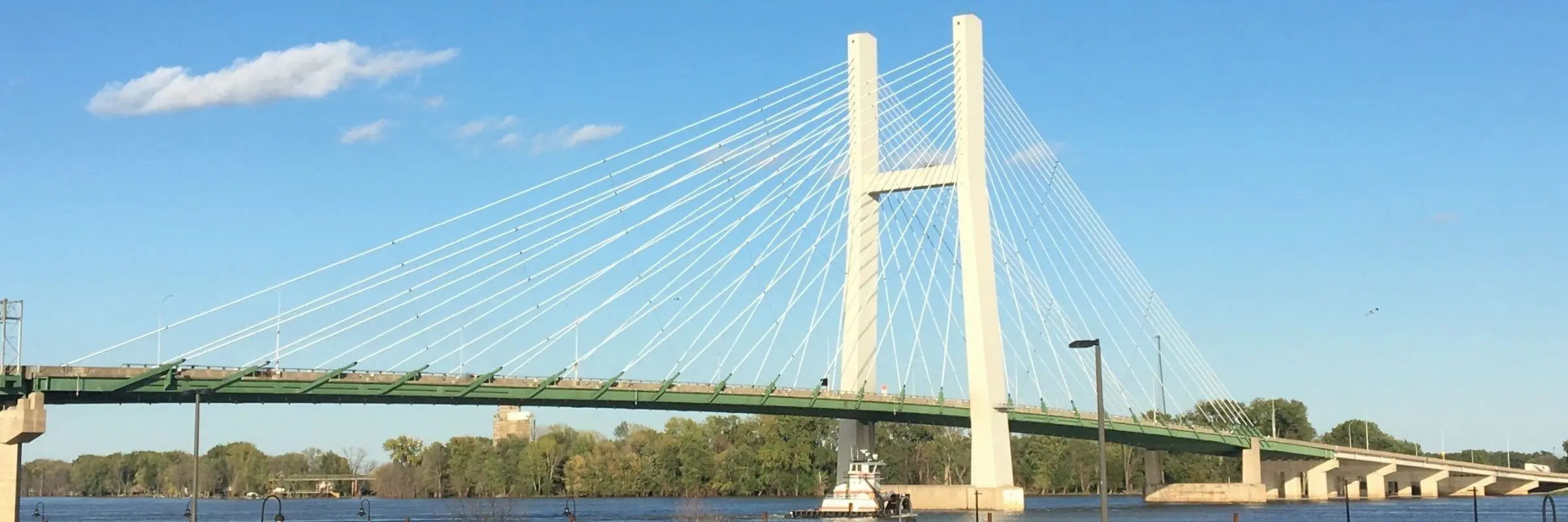 Burlington, Iowa on the Mississippi River